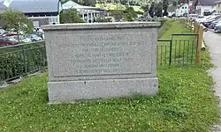 Gedenkteken in La Bresse voor Joseph Rémy et Antoine Géhin