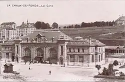 Het station aan het begin van de 20e eeuw.