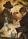 Arthur Navez "La conversation" (tussen 1915 en 1920)