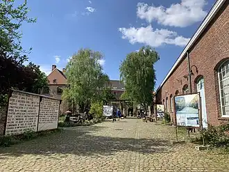 Binnenplaats van La Fonderie (de bronsgieterij)