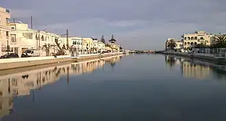 La Goulette gezien vanaf het kanaal