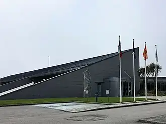 Het gemeentehuis van La Hague in Beaumont-Hague