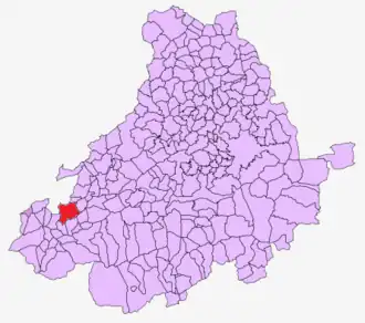 Kaart van La Horcajada