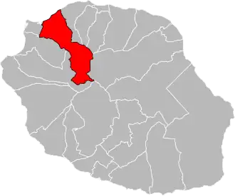 Locatie van het kanton