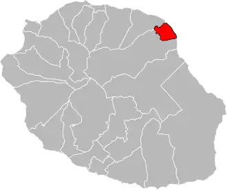 Locatie van het kanton