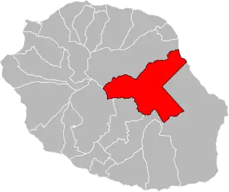 Locatie van het kanton