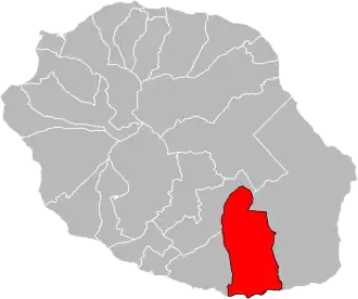 Locatie van het kanton