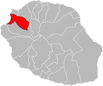 Locatie van het kanton