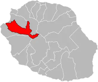 Locatie van het kanton