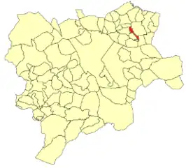 Kaart van La Recueja