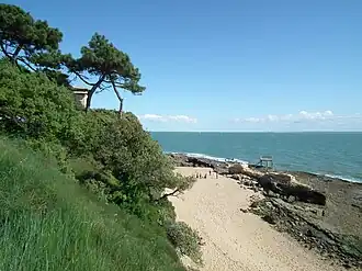 Kust bij Saint-Palais-sur-Mer