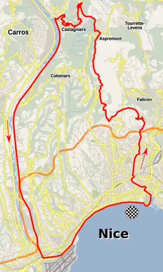 Routekaart van de La Course by Le Tour de France 2020