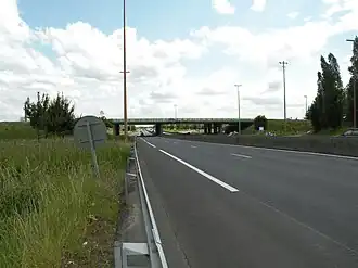 Het Croix Verte vanaf de N104