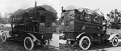 1912, "Camper" met 11 personen wint de rally Posen (Polen) -San Sebastian (Spanje) (3500 kilometer in 7 dagen), ook kreeg het voertuig met zijn bloembakken de Prix de l'Elegance.