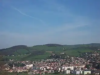 Gezicht op La Talaudière