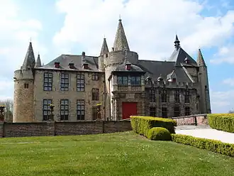 Zicht op de huidige ingang