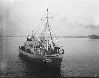 De M865 in Vlissingen