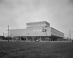 Renaultgebouw in 1960