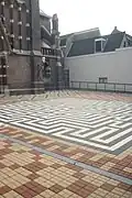 Labyrint op het voorplein