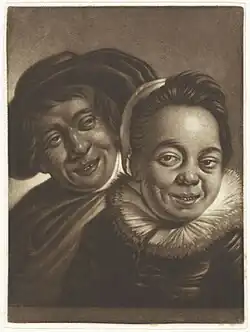 Lachend paar, door Jan Stolker