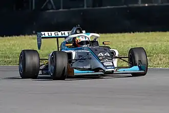 Lochie Hughes op de Mid-Ohio Sports Car Course in 2024.