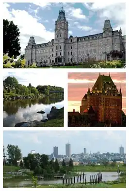 Een collage van Québec