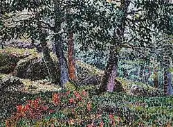 Oaks and Bleuberry Bushes