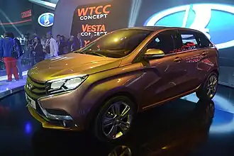 Lada XRAY in Moskou (2014)