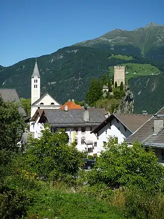 Kerk en Burcht Laudegg