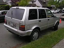 Laforza 5-liter (1989), achteraanzicht