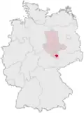 Ligging van Weißenfels in Duitsland