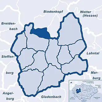 Locatie in de gemeente Dautphetal