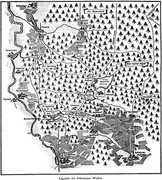 Omgeving van het Klooster Pillenreuth waar de Slag bij de Vijver van Pillenreuth plaatsvond.
