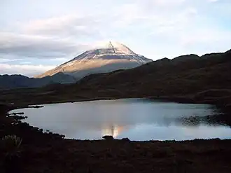 Laguna el Corazón, gelegen in de gemeente