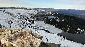Winter bij de Laguna Larga en de Laguna Negra