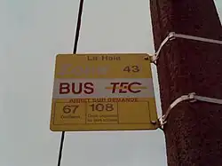 TEC-bushalte "La Haie"