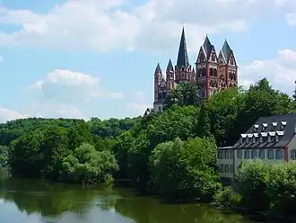 Lahn en kathedraal te Limburg