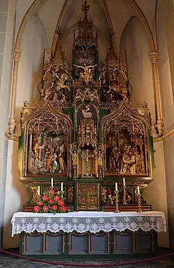 Hoogaltaar (tegenwoordig in het zuidelijk zijschip)