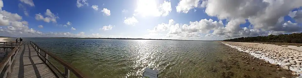 Panoramische foto 'Lake Clifton'