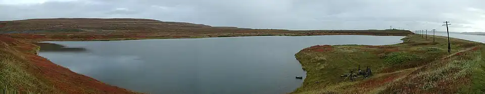 Gezicht over het Mogilnojemeer