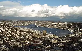 gezien vanaf Space Needle