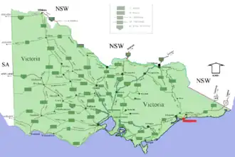 Lakes Entrance in Victoria