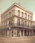 Het LaLaurie Huis op een postkaart uit 1906