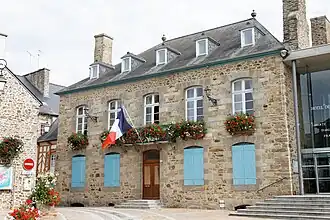 Het gemeentehuis te Lamballe