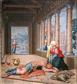 Jaël en Sisera (Lambert Lombard, ca. 1530)
