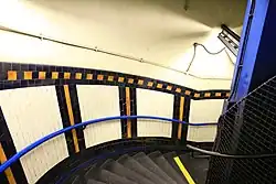 De wenteltrap in het station