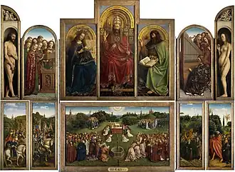 Hubert en Jan van Eyck, Het Lam Gods (1426-1432), Sint-Baafskathedraal, Gent