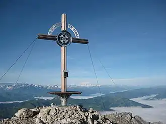 Gipfelkreuz op de Lamkopf