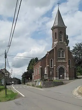 Lamontzée, kerk: église Saint Maurice