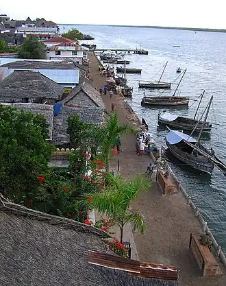 De haven van Lamu